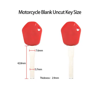 Новый Пустой Неразрезной ключ для мотоцикла красного цвета Длиной 43 мм для замены запасных частей для мотоциклов KTM