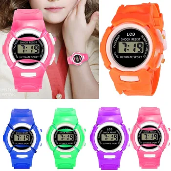 Детские часы с цифровым многофункциональным номером спортивных часов, модные часы, детские спортивные водонепроницаемые цифровые часы для детей, мальчиков и девочек