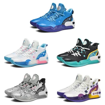 Мужская баскетбольная обувь высокого качества Basketball Woman 2023, Унисекс, Детские баскетбольные тренировочные кроссовки Hombres, прямая поставка