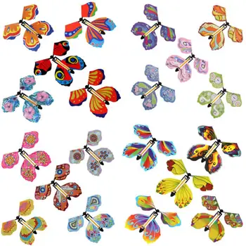 Реквизит для полета бабочки из АБС-пластика, цвет закладки, Случайный Цвет Маленькой бабочки 