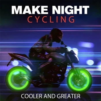 Люминесцентные Ночные Светящиеся Колпачки Клапанов Колес Мотоциклов для Шин Keeway Rkf 125 Gl1800 Mt07 2021 Enduro Gsx S1000
