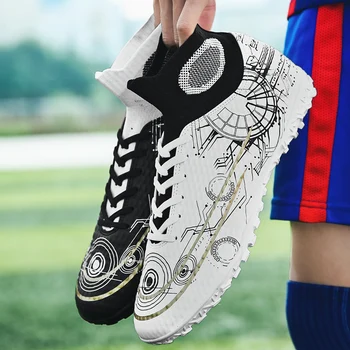 Качественная футбольная обувь Оптом, футбольные бутсы Messi Assassin Chuteira Society Campo TF/AG, Футбольные кроссовки, обувь для тренировок по футзалу