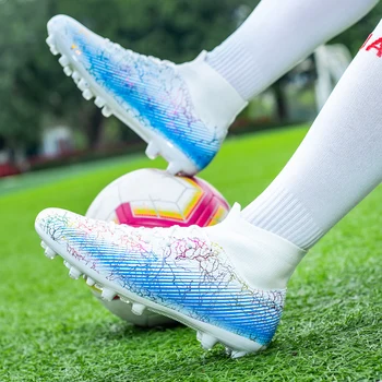 Футбольные бутсы Five-a-side Профессиональная футбольная обувь для мужчин, уличные нескользящие бутсы для футбольного поля, футбольные бутсы с газоном 2023 года
