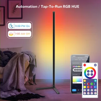 Интеллектуальный Светодиодный Торшер Tuya WIFI & Bluetooth RGB Phantom Рассеянный Свет Спальня Гостиная Игровая Комната Синхронизация Музыки Звукосниматель