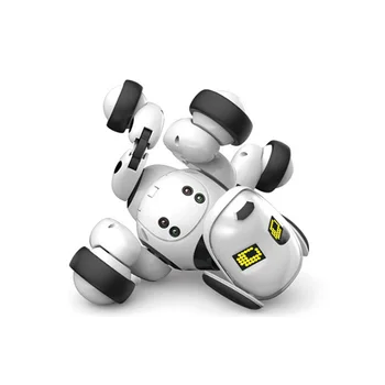 Интеллектуальный радиоуправляемый робот Собака 9007A Программируемая игрушка для животных 2.4 G Умные электрические детские игрушки для собак с беспроводным дистанционным управлением