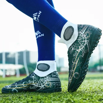 Качественная футбольная обувь Оптом, футбольные бутсы Messi Assassin Chuteira Society Campo TF/AG, Футбольные кроссовки, обувь для тренировок по футзалу
