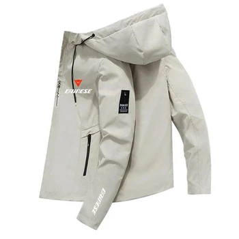 2023 Весенне-осенняя мужская куртка, мужская ветровка, мужская походная куртка, мужское повседневное пальто, водонепроницаемое пальто на молнии
