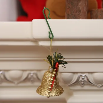 10шт S-образных Крючков длиной 4 см, крючок для украшения Рождественской елки, Рождественский декор, Многоцелевая Вешалка для дома, сада, аксессуаров для вечеринок