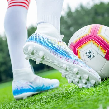 Футбольные бутсы Five-a-side Профессиональная футбольная обувь для мужчин, уличные нескользящие бутсы для футбольного поля, футбольные бутсы с газоном 2023 года