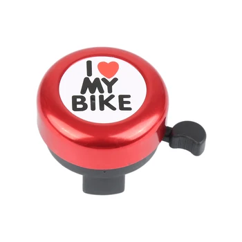 1 ~ 10ШТ Велосипедный звонок Love из алюминиевого сплава Mini I Love My Bike Универсальный Горный велосипед Дорожный электровелосипед Электрический скутер Креативный
