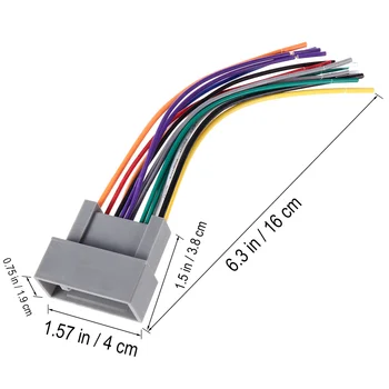 Жгут проводов автомагнитолы для кабельного адаптера 2008 года выпуска, автомагнитолы