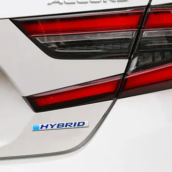 1шт 3D Хромированная Металлическая Гибридная Эмблема Hybrid Synergy Drive Значок Автомобиля Задняя Боковая Наклейка Декор Для Honda Odyssey Spirior CRV Corolla