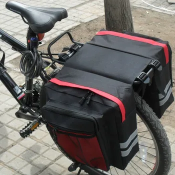 Сумка для задней полки велосипеда, сумка для поддержки горного велосипеда, задняя двойная сумка для велосипеда, седельная сумка, водонепроницаемая сумка для езды на велосипеде