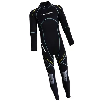 Мужской гидрокостюм 3 мм Водолазный костюм с полным покрытием, купальный костюм для вейкбординга, водные лыжи