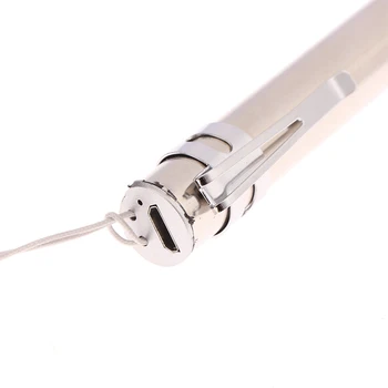 1 шт. Профессиональная медицинская Удобная ручка-фонарик USB Перезаряжаемый Мини-фонарик для ухода за больными Светодиодный фонарик