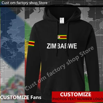 Толстовка с капюшоном с флагом Зимбабве, Бесплатная изготовленная на заказ джерси, фанаты, Сделай САМ, Название, номер, логотип, толстовки, Мужская и женская мода, Свободная повседневная толстовка