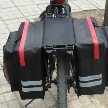 Сумка для задней полки велосипеда, сумка для поддержки горного велосипеда, задняя двойная сумка для велосипеда, седельная сумка, водонепроницаемая сумка для езды на велосипеде