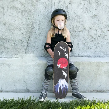 Наклейка для четырехколесного скейтборда, Водонепроницаемые Наружные украшения для Лонгборда, Наждачная бумага, лента, Подводящий воздуховод
